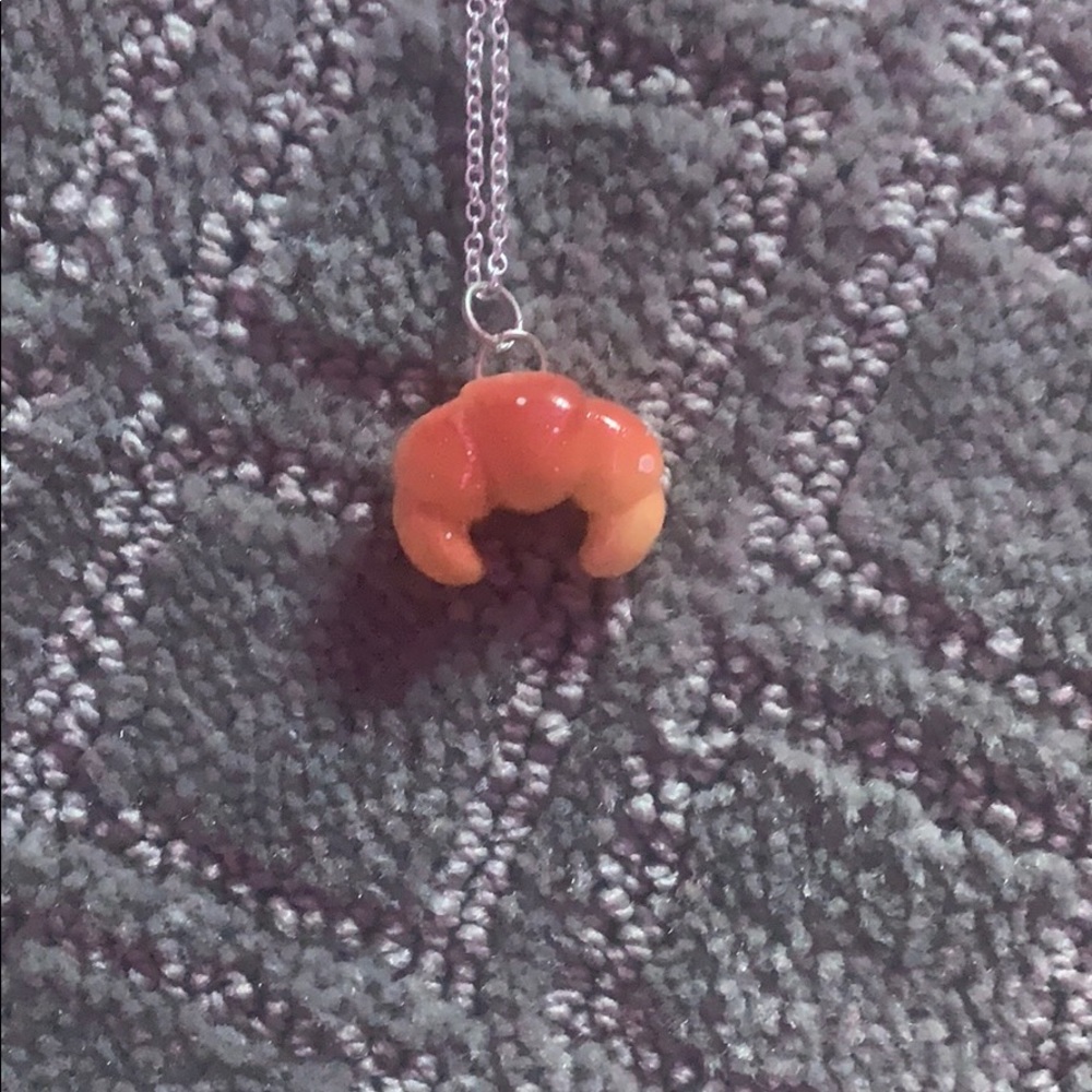 Indie croissant necklace